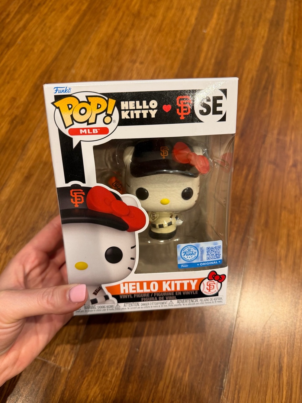 Funko Hello Kitty San Francisco Giants Vinyl Figure - White & Black